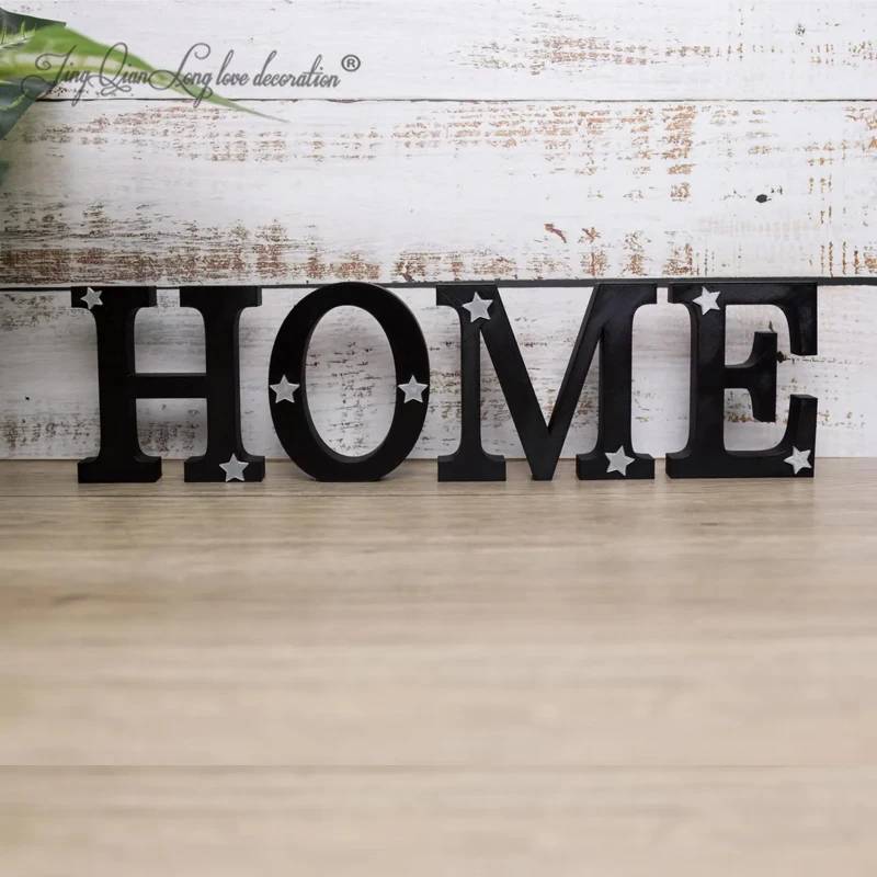 

Custom HOME Sign: Freestanding Decorative Letters, Ornament for Shelf, Home Decor