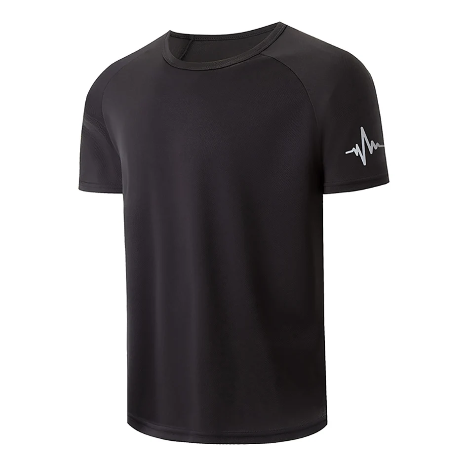 1/3/4 Stück Sommer Herren Bedrucktes, schnell trocknendes, atmungsaktives, kurzärmeliges, lockeres, sportliches, lässiges T-Shirt in Übergröße, mehrfarbige Auswahl – Detail 25