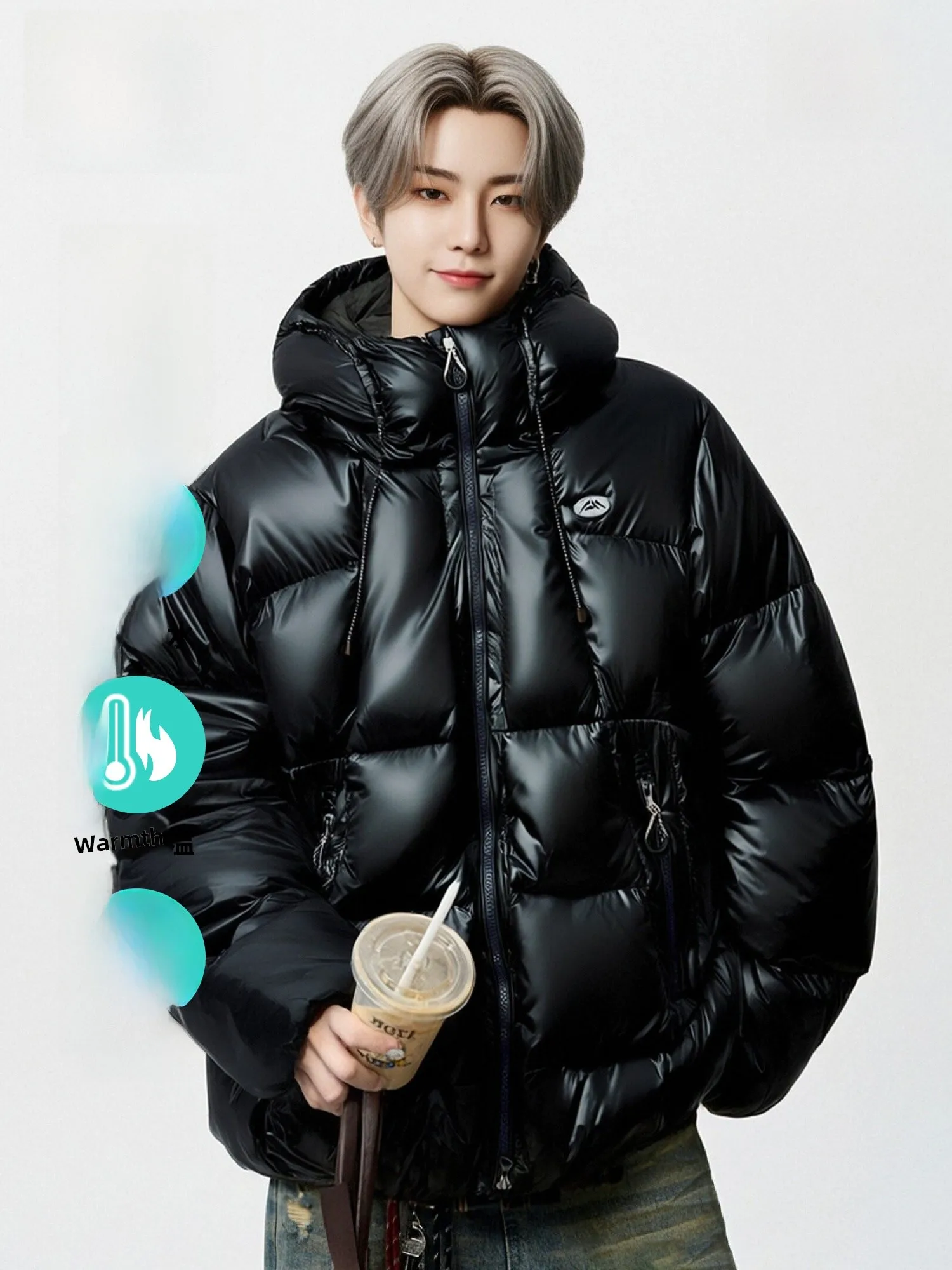 

Spirit Winter ort down Jaet Lightweight Thin White Du Feather Men's Women's Outdoor Sport Ci Casual Daily Travel