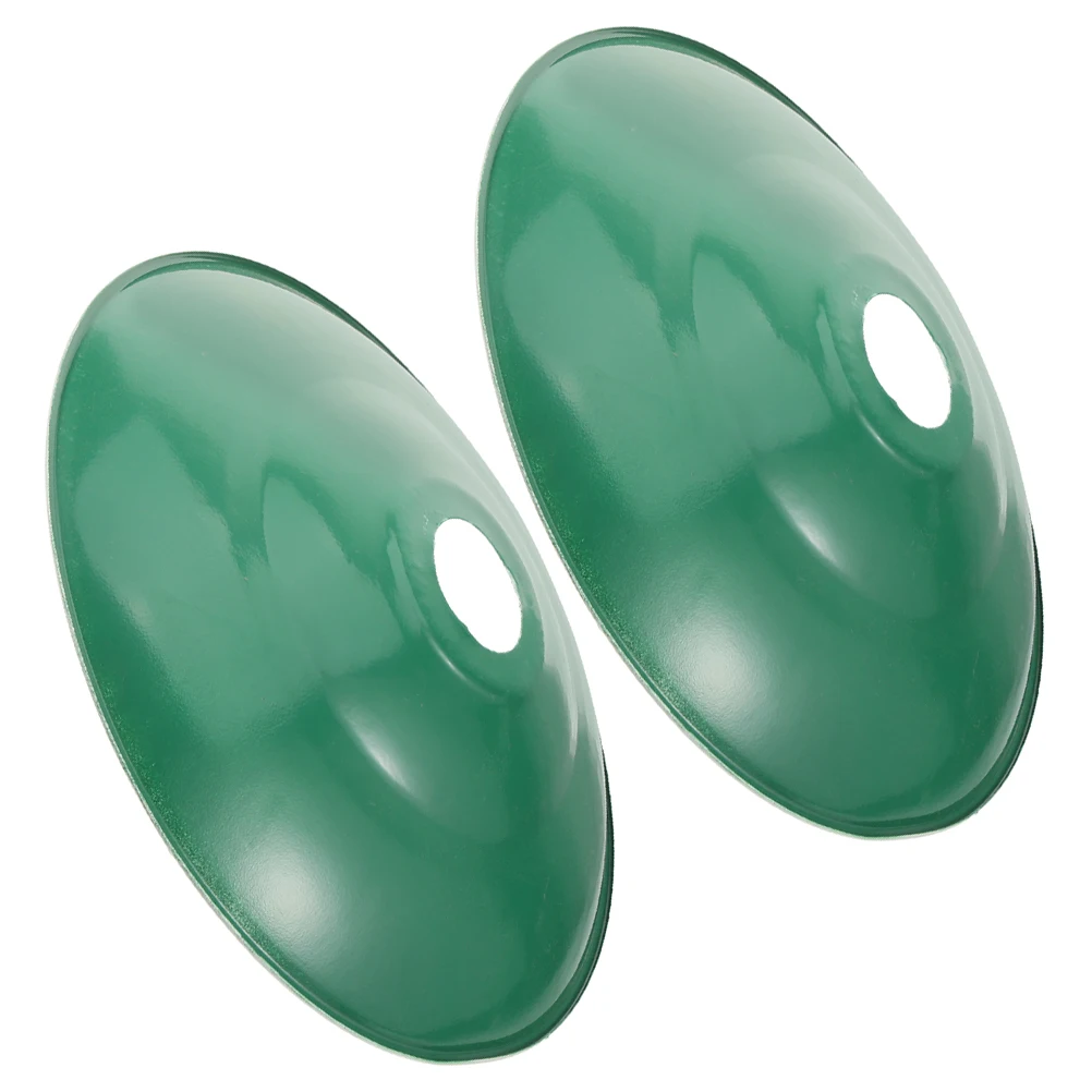 

2Pcs Enamel Industrial Lamp Shade LED Protective Light Cover Waterproof Replacement for Factory Street Light Cover