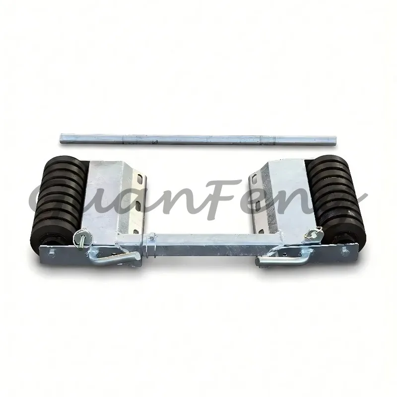 4 Ton Steel Liftable Trailer Dolly Wheel Non Swivel Caster Easy Single Person Vehicle Mover