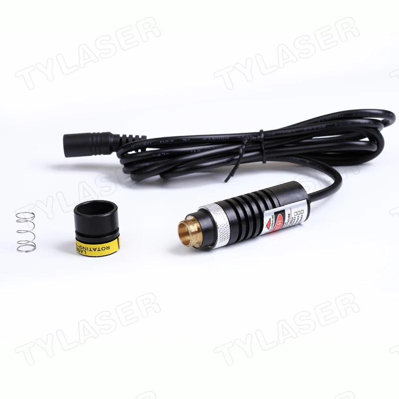 1 Uds localizador enfocable D18x65mm 850nm IR 30mw 50mw 100mw 150mw módulo de línea cruzada láser (envío con adaptador de la UE) para corte de madera