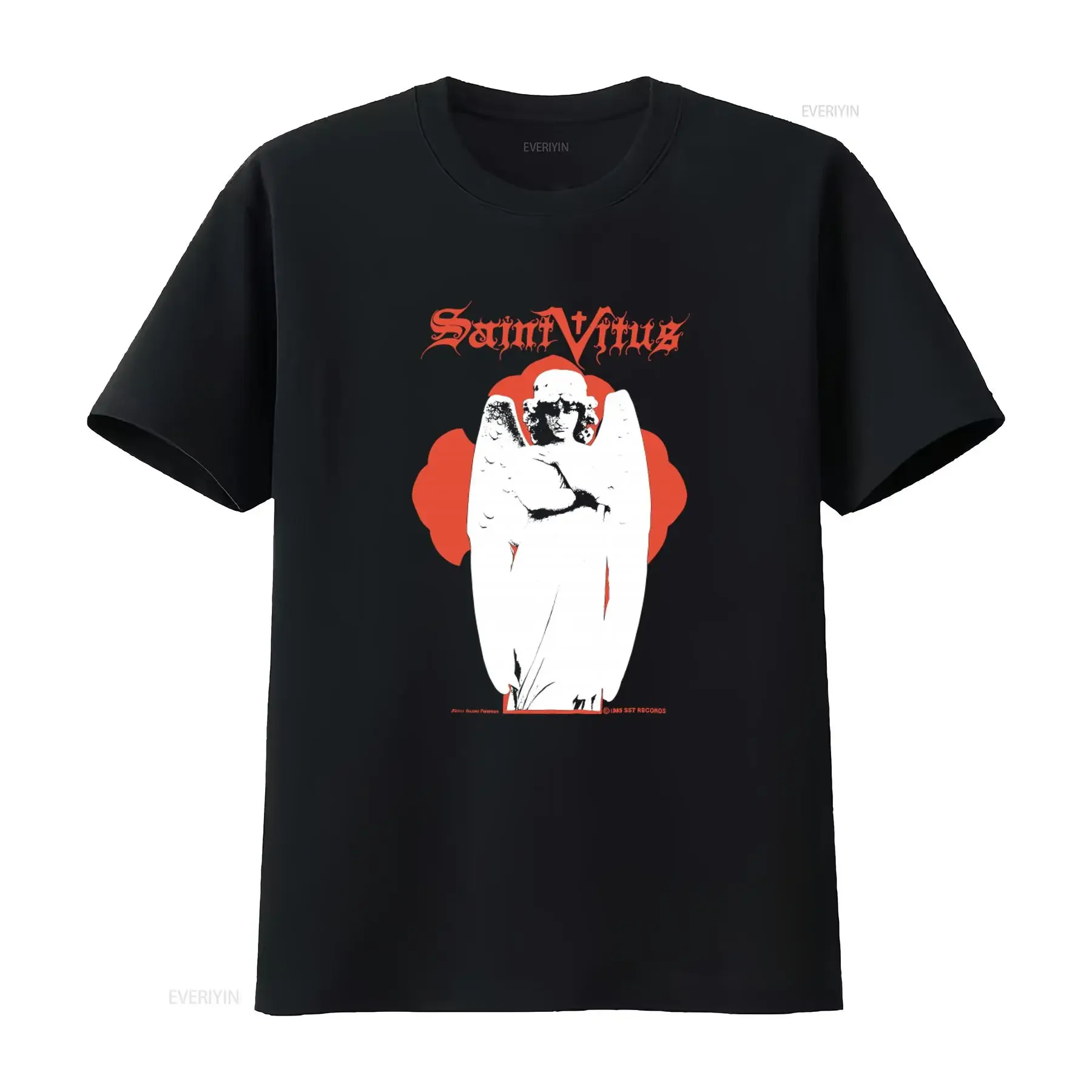 1985 Saint Vitus Hallows Victim Era T Shirt Available in Full Sizes from S to 5XL vintage Washed Breathable Slightly