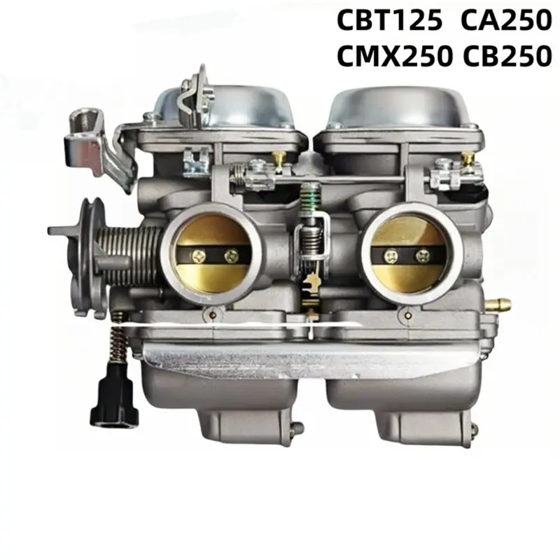 Carburetor For Honda Rebel 250 CB250 CMX250 CA250 CBT125 Motorcycle Engine Twin Cylinder Carburetor Replacement Accessory Moto