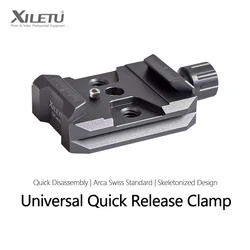 XILETU Quick Release Clamp Camera Tripod Quick Conversion Clamp Seat for DJI Ronin S/Ronin SC and ZHIYUN Crane Series Stabilizer