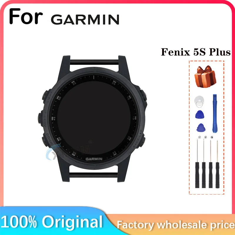 For Garmin Fenix 5S Plus brand new original LCD display screen parts replacement and repair