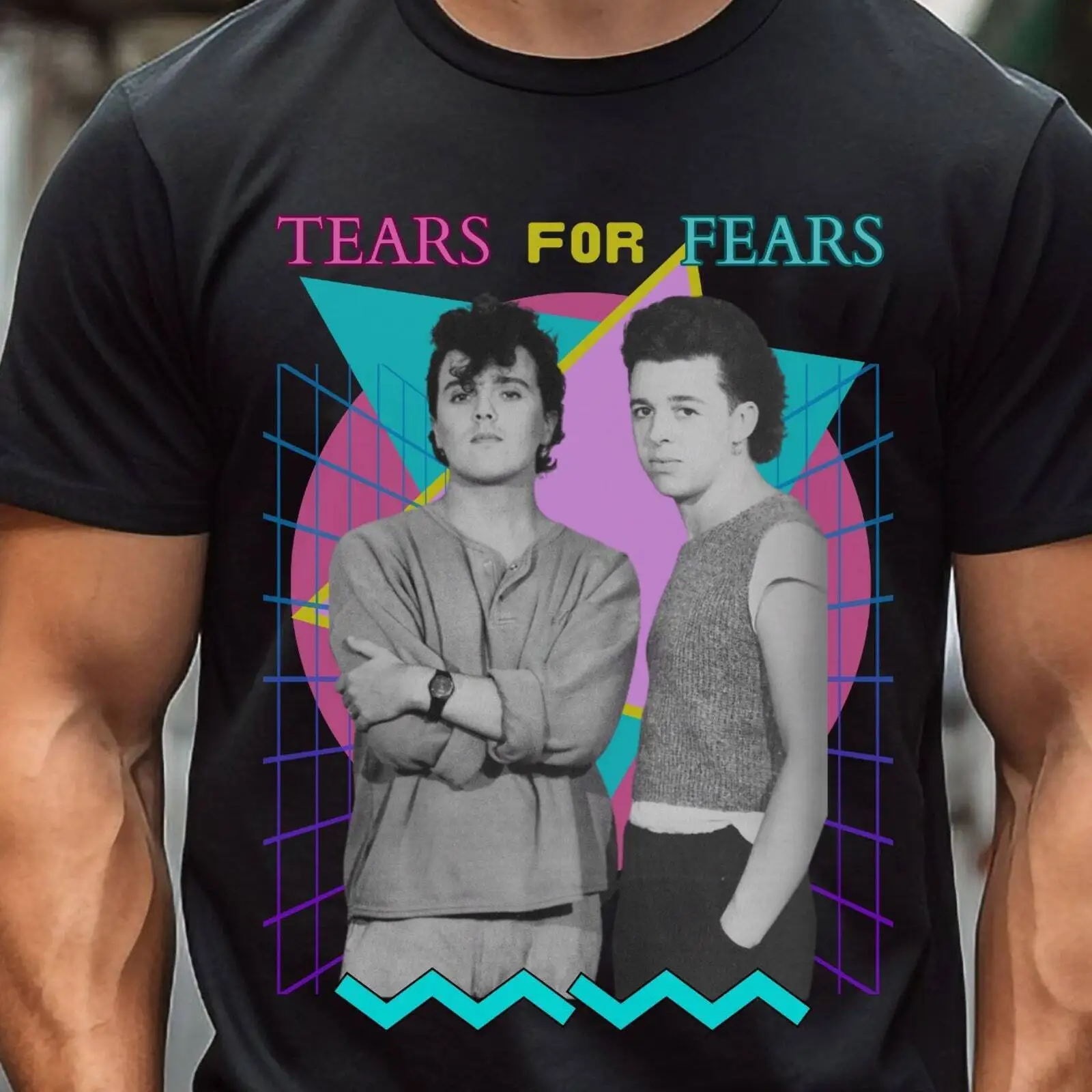 TEARS For FEARS T-shirt Tshirt T shirt Tee Shirt Band Tee 1980s Vintage Aestheti