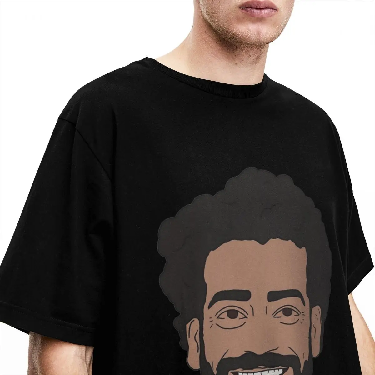 Mężczyźni Kobiety Mohamed Salah Mo Salah Piłka nożna Koszulka graficzna Stuff Vintage 100% bawełna T Shirt Tops Pomysł na prezent