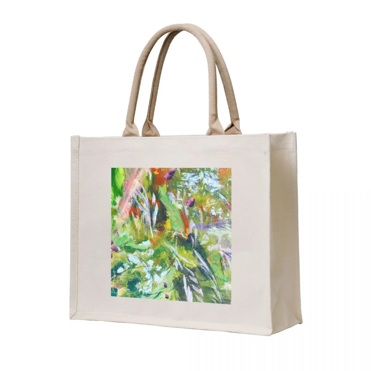 

Leafy Tote Bag Big bag women Canvas shoulder bag cute pouch Women's shopper