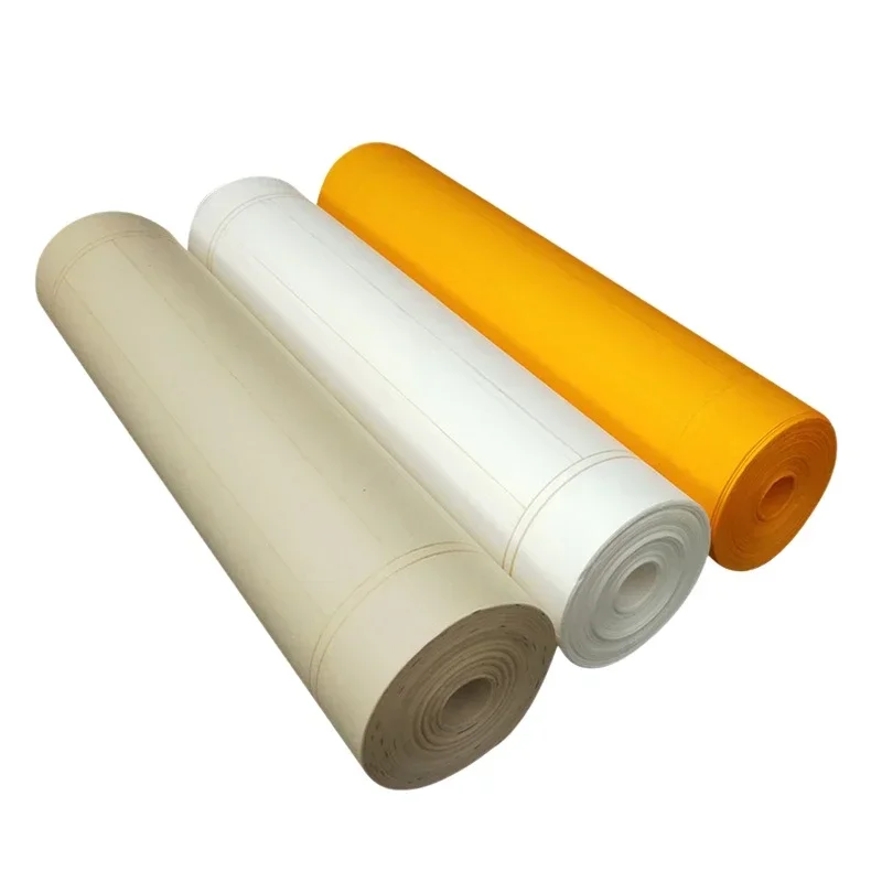 Chinese Rice Paper Half-Ripe Xuan Paper for Small Regular Script Calligraphy Creation 100m Chinese Roll Rice Paper with Grids