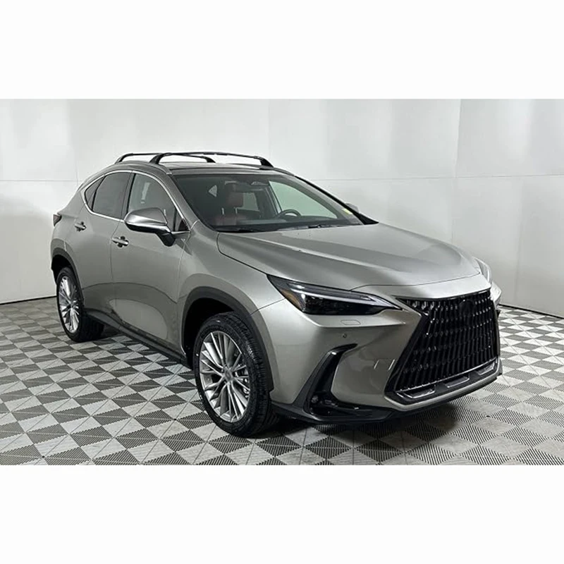 2 Stück Querstange Querstangen passen für Lexus nx 350 450 2024 h h-Dacht räger Aluminium (silber/schwarz)