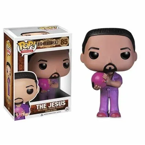 FUNKO POP Movies BIG LEBOWSKI Green Toes The Dude 81 # دوني 83 # يسوع 85 # ألعاب نموذجية قابلة للجمع من الفينيل PVC #6