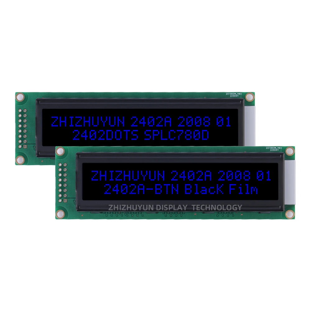 Manufacturer'S Spot Goods Large Quantity Of Spot Goods 2402A LCD Display Module BTN Black Film Red Font 24X2 Dot Matrix Screen