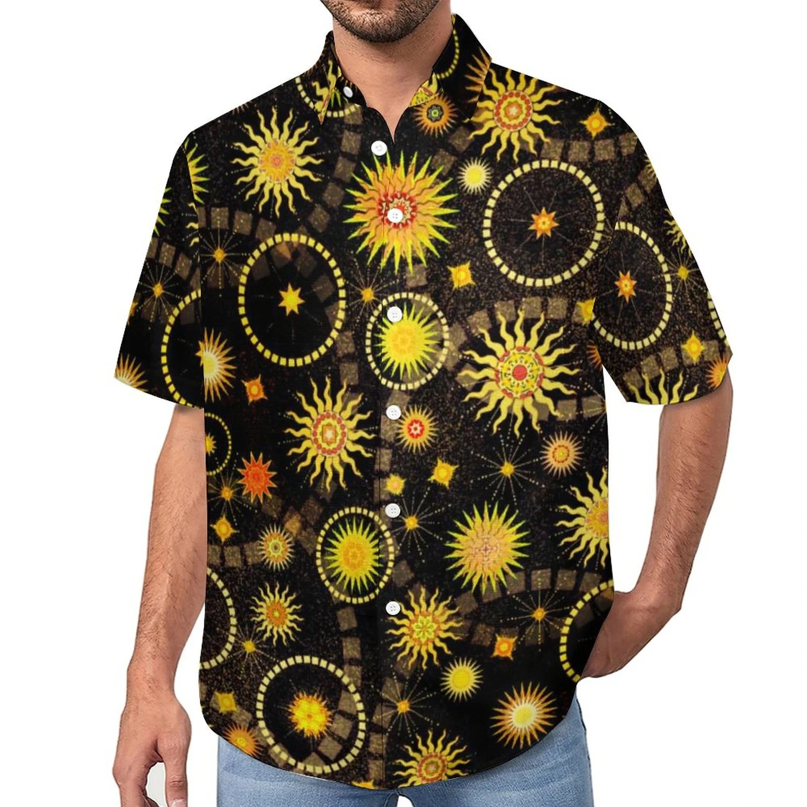 Chemise Hawaïenne Imprimée en 3D pour Homme, Streetwear Décontracté à Manches Courtes, Vêtement de Plage, Surf, à la Mode, Été