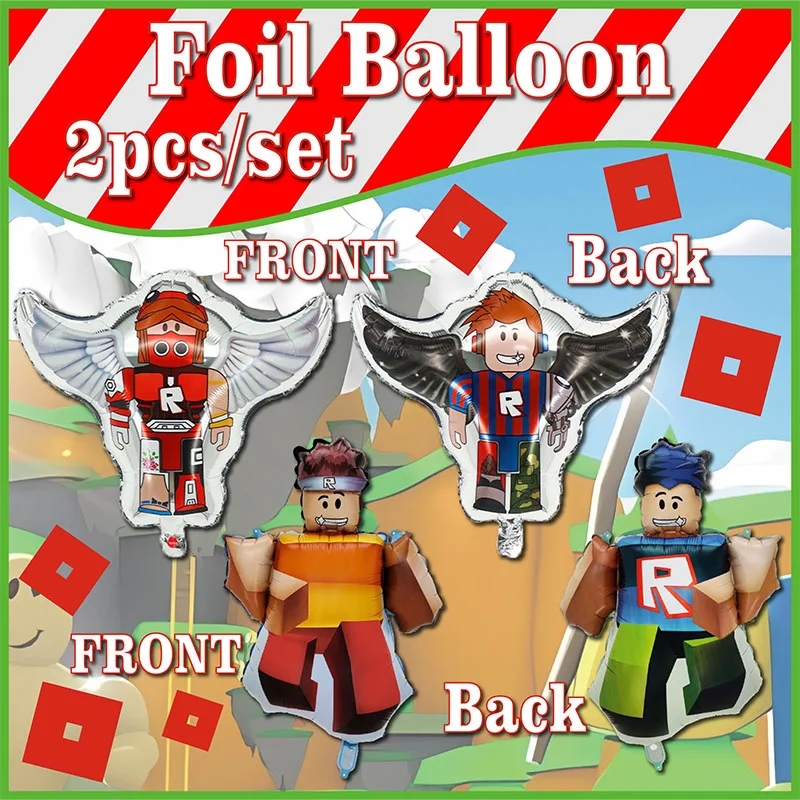 Roblox-Cartoon-Animations-Thema Geburtstagsfeier Outdoor Indoor Dekoration Aluminiumfolienballon Feier Geschenk Dekoration – Detail 8