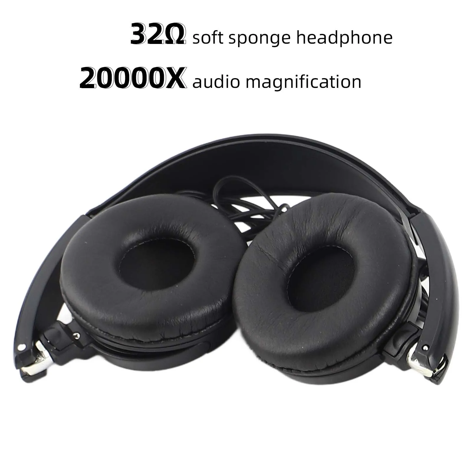 เครื่องตรวจจับน้ํารั่วไร้สายการก่อสร้างน้ํารั่วเซนเซอร์น้ําใต้ดินท่อรั่ว Monitor 20000X การขยายเสียง