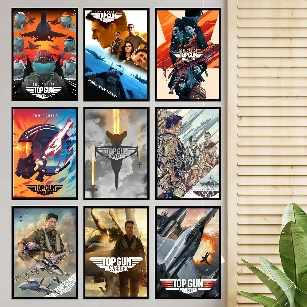 TV Drama Top Gun Maverick Poster Self-adhesive Art Room Entrance Restaurant Wall Decor Art Painting