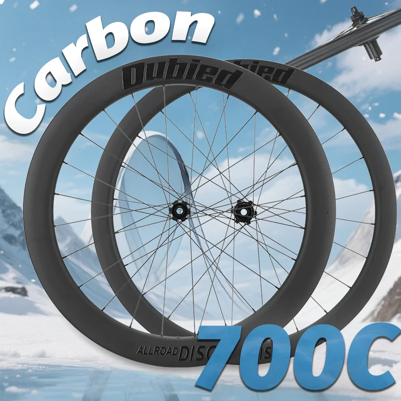 

700c Road Carbon Wheels Disc Brake Wheel Set 700c Road Bike Wheelset 700c Carbon Fiber Wheels Tubeless Bicycle for Superteam CSC