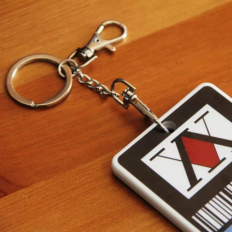 Anime Hisoka Kurapika Killua Zoldyck Cosplay License Card Holders PVC Card Set Cover Case Key Chain Pendant Keychains Prop image 5