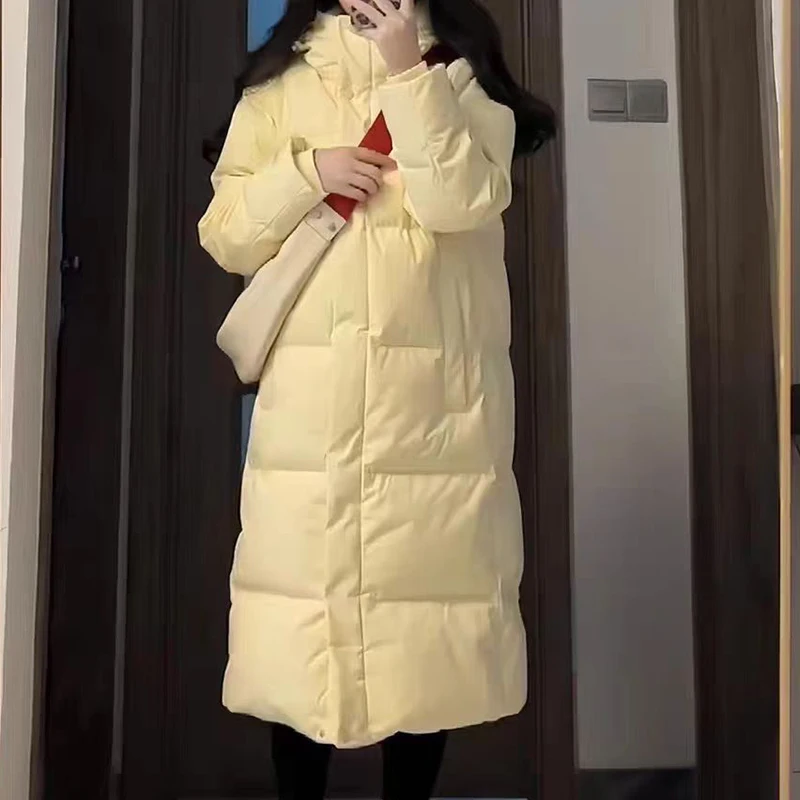 

ITOOLIN 2025 новое зимнее утолщенное свободное женское пуховое хлопковое пальто средней длины корейского издания