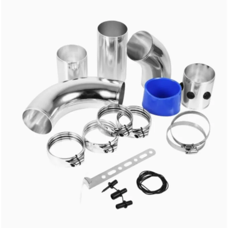 Automotive cold air intake kit five section multifunctional intake combination aluminum tube 76mm universal