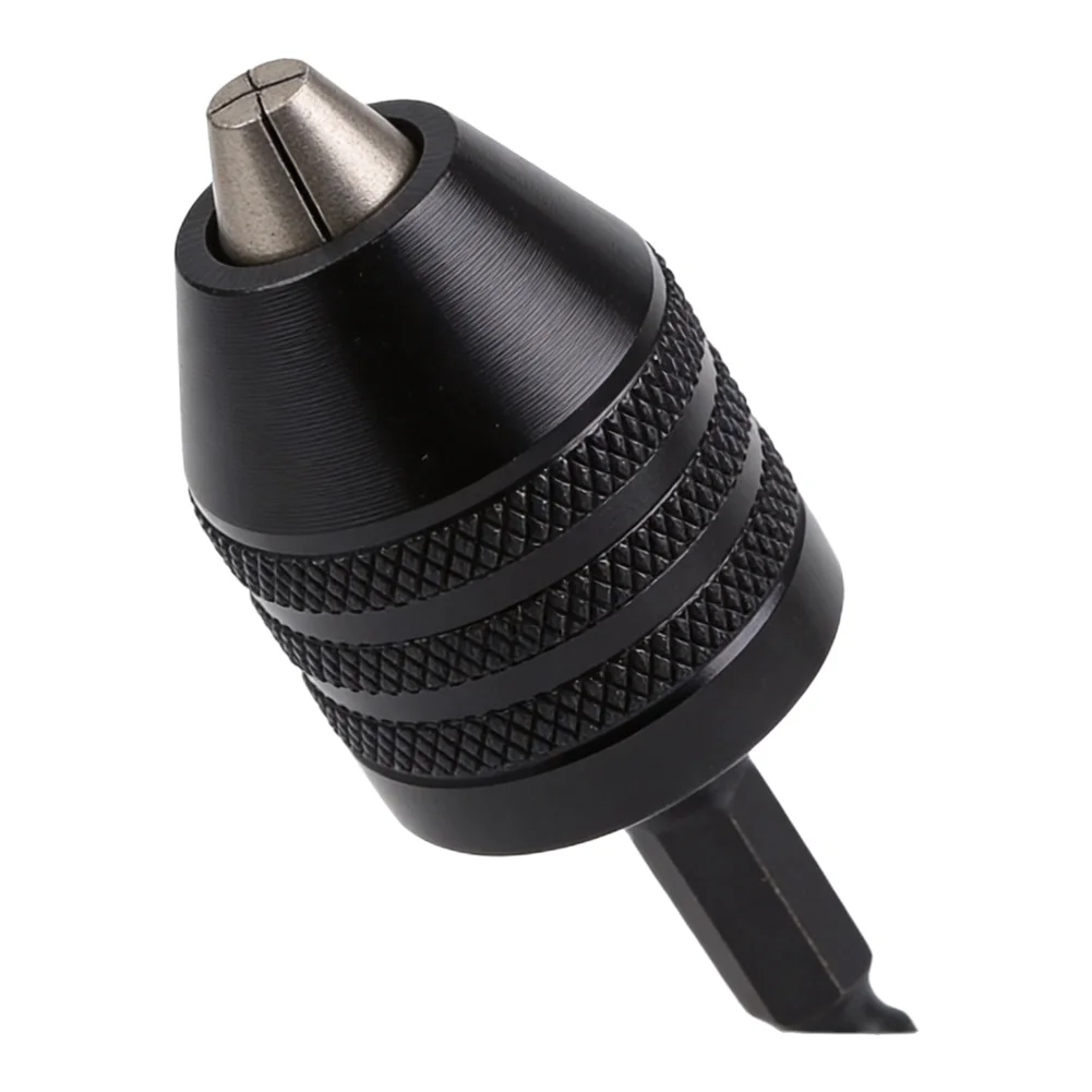 Hex Shank Adapter Quick Change Converter Quick Repairs 0.3 To 8mm Drill Attachment Keyless Bit Change Portable Drill Accessory