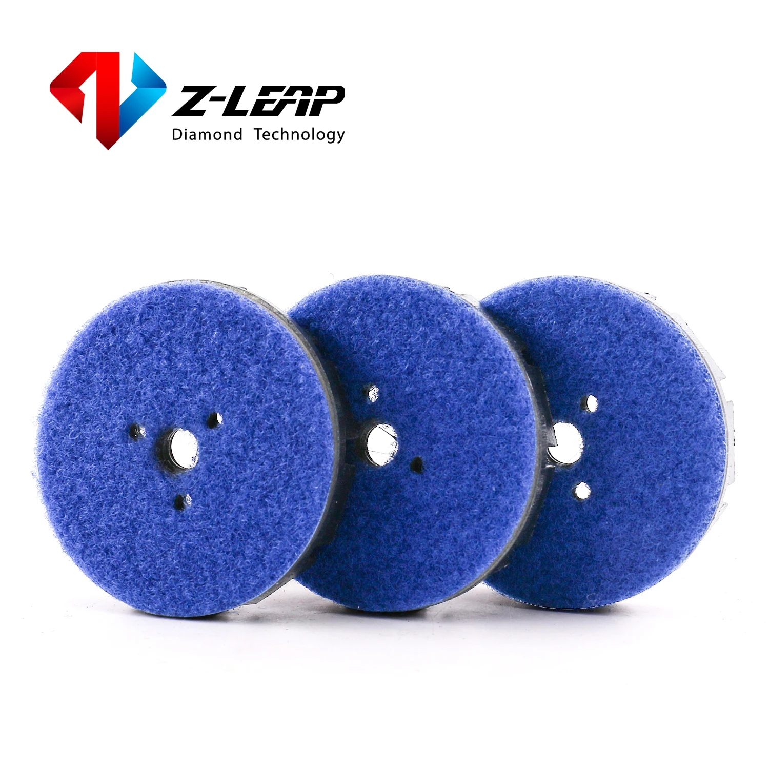 Z-LEAP 3นิ้วโลหะเพชรชั้นฟองน้ำขัดเงารถชั้นล้อเจียรสำหรับคอนกรีตเครื่องบดขัด