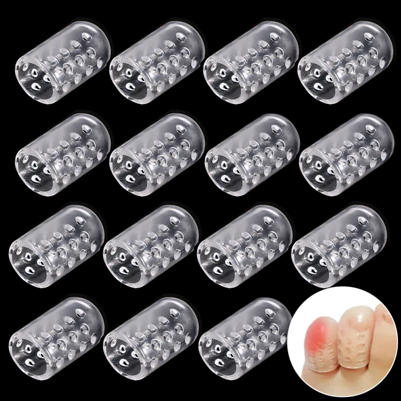 Silicone Toe Caps Anti-Friction Breathable Toe Protector Prevents Blisters Toe Caps Cover Protectors High Heel Toes Care