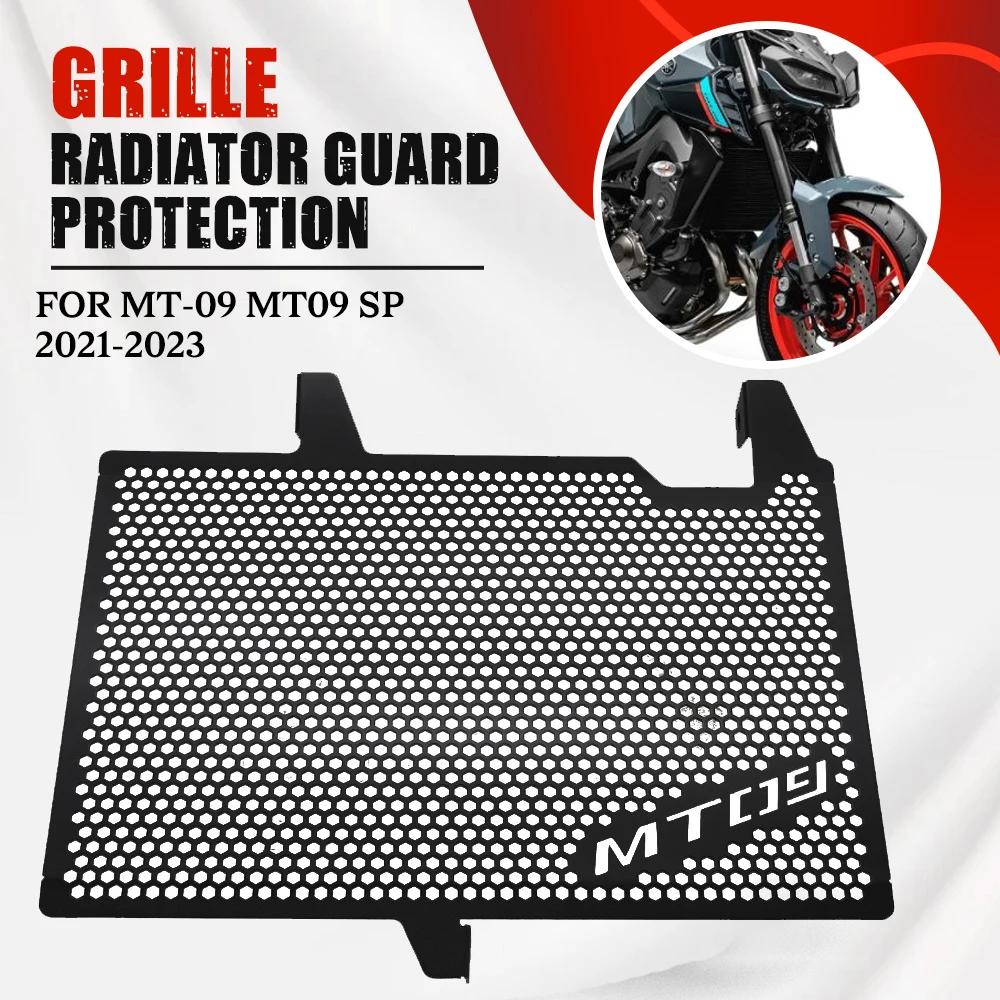 

Motorcycle Accessories CNC Radiator Grille Guard Cover Oil Cooler Protector FOR YAMAHA MT-09 MT09 SP 2021 2022 2023