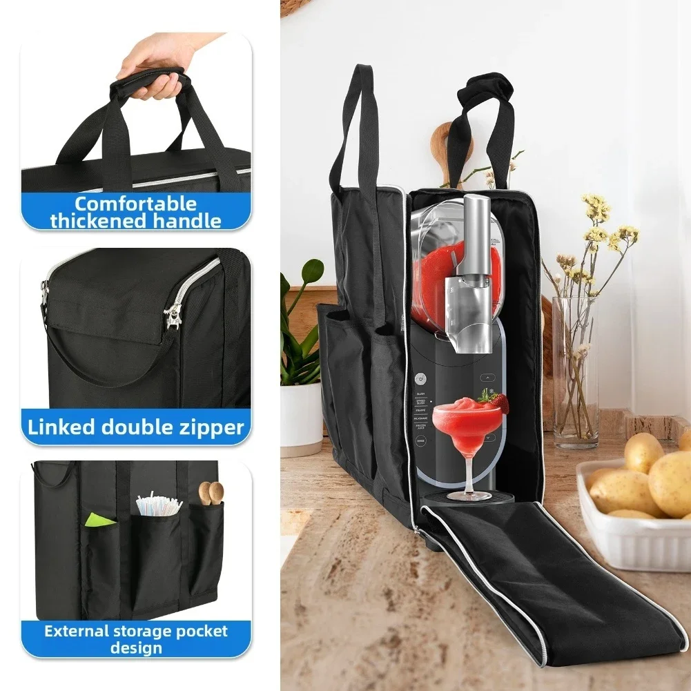 Carrying Storage Bag Oxford Cloth Long-lasting Protection Black For Ninja-Slushi FS299 FS301 For SLUSHi Machine Supplie