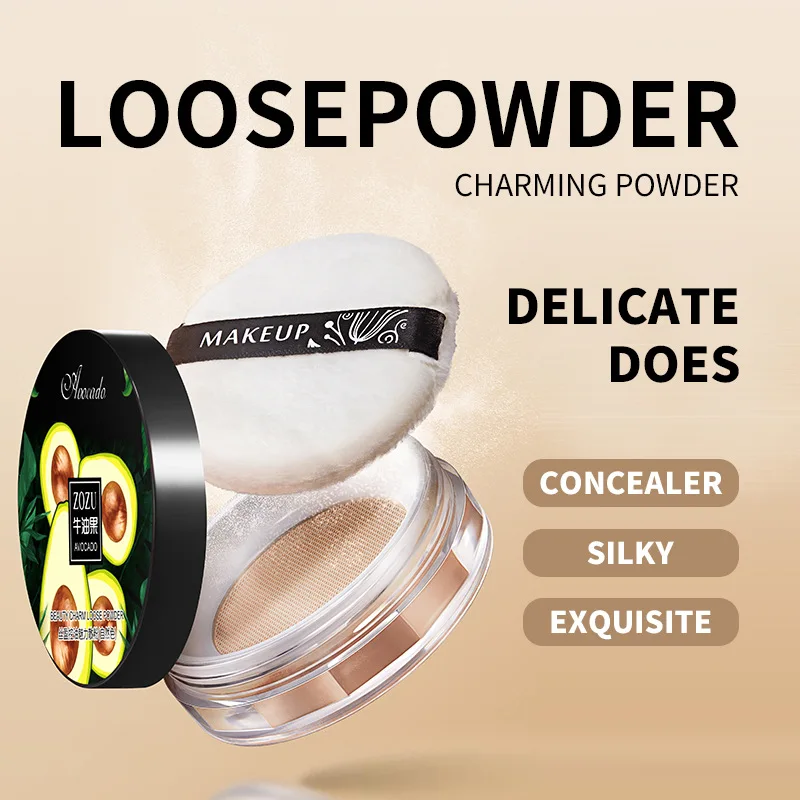 ZOZU Silky Charm Loose Powder Refreshing Moisturizing Powder Contouring Concealer Highlight Setting Powder