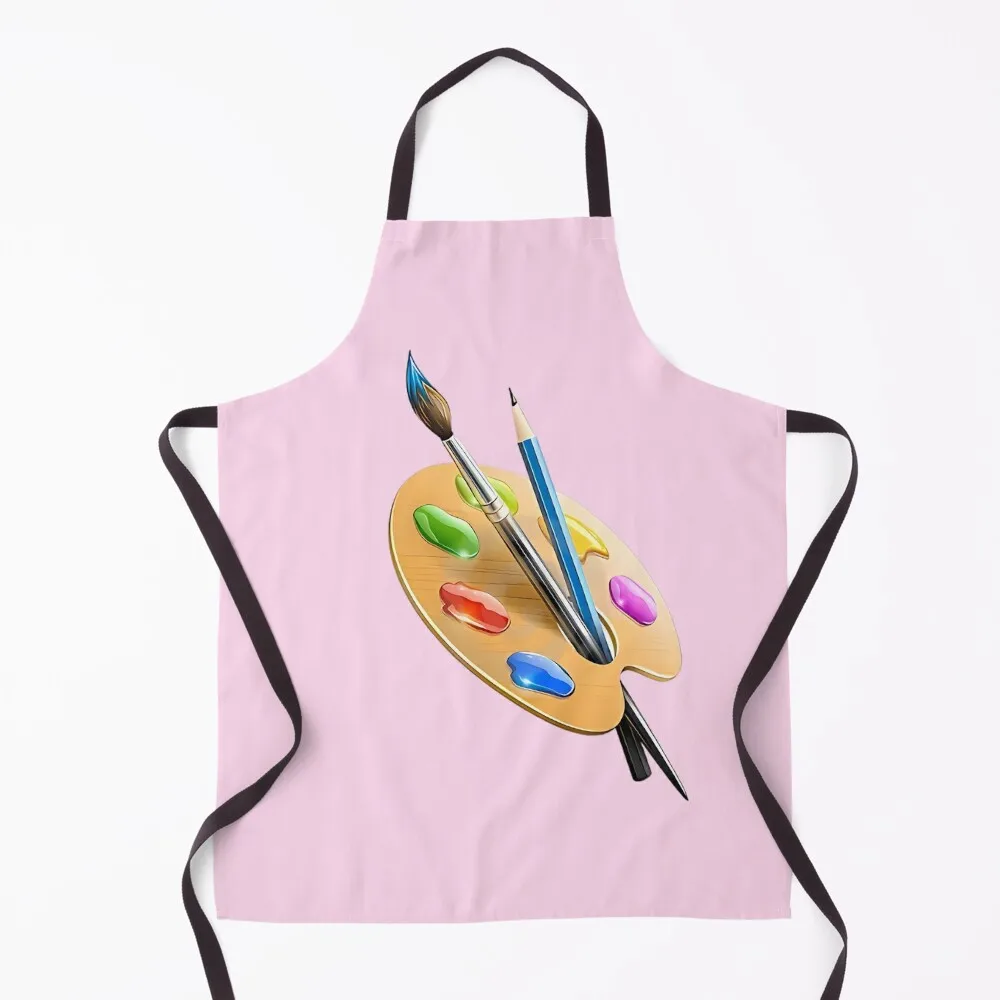 

Art Tools: Splash Painting Palette Apron All For Kitchen And Home Bib For Kitchen Apron