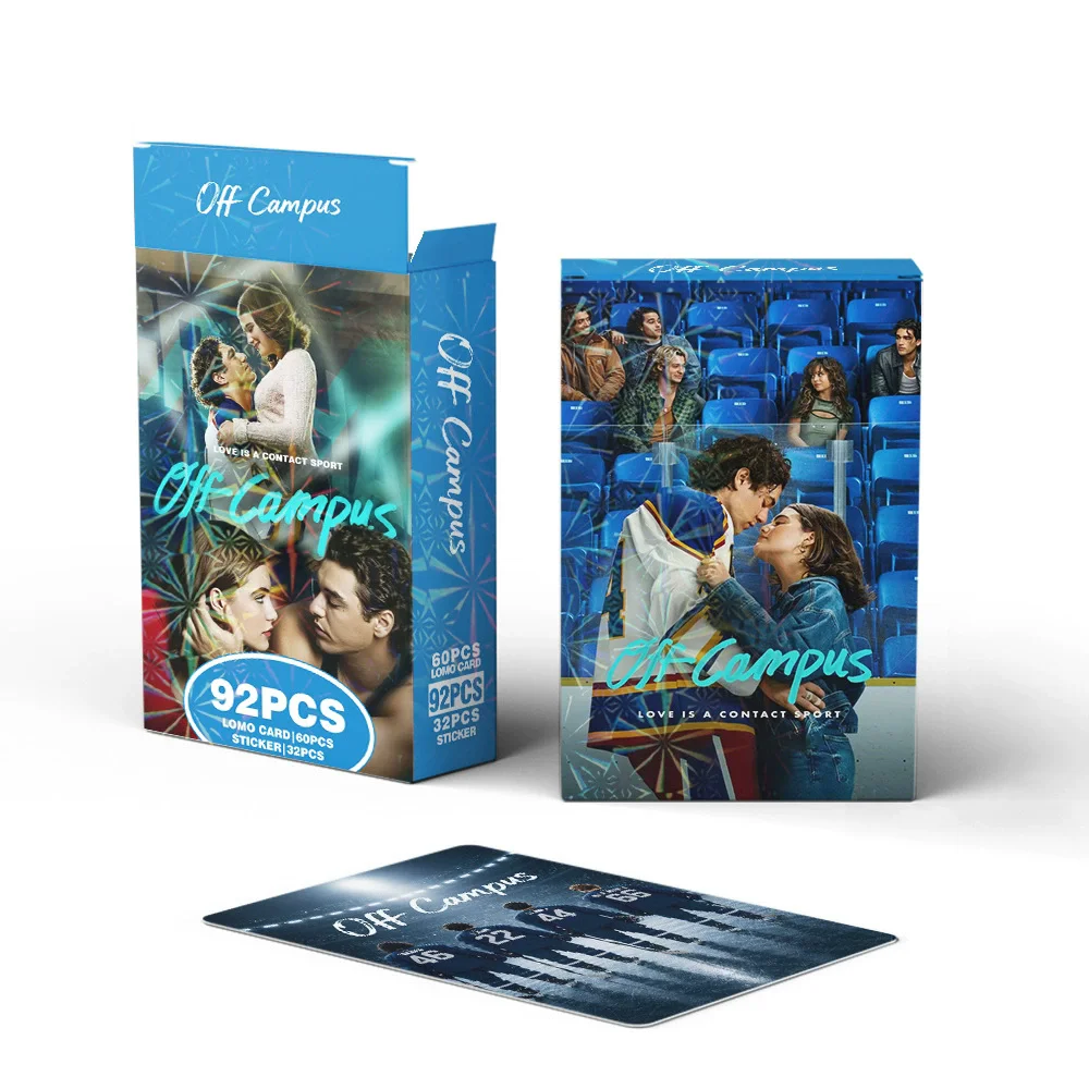 92Pcs/Set Off Campus American Drama Pack 60 Lomo Cards 32 Mini Stickers Character Photocards Decor Gift for Fans view 3