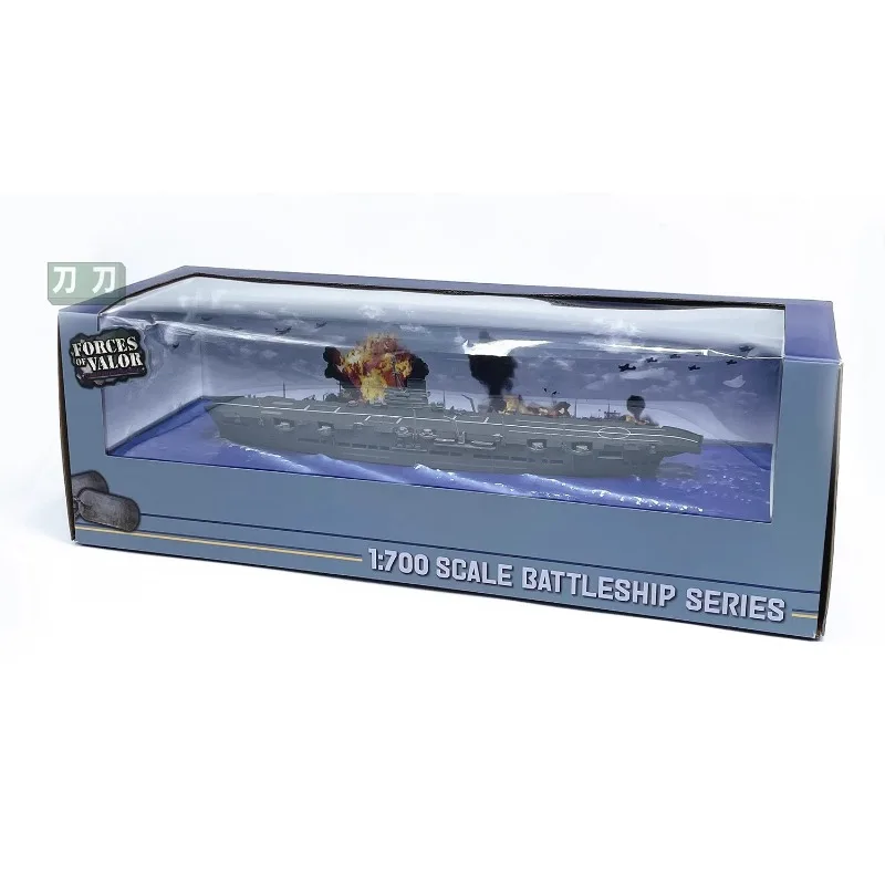 Diecast 1:700 Scale HMS Ark Royal FOV861009A Battleship Alloy Simulation Finished Warship Model Collectible Toy Gift