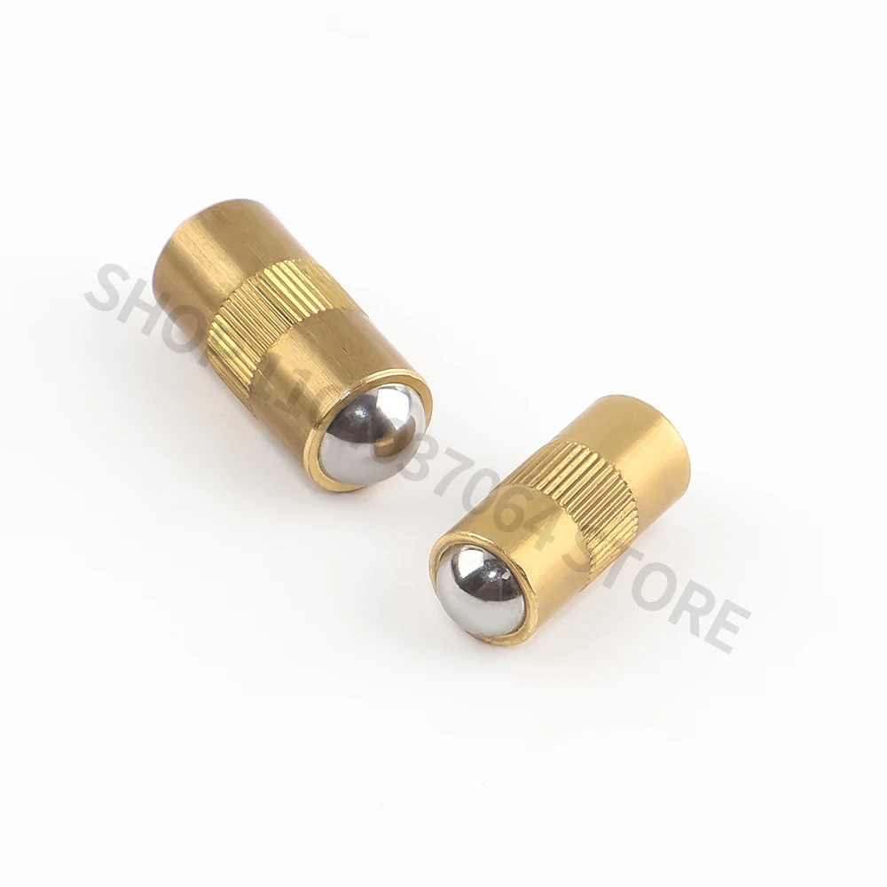 Factory Outlet VCN412 Press-Fit Type Spring Plunger Brass Body And Stainless Steel Ball Double Side Ball Plunger