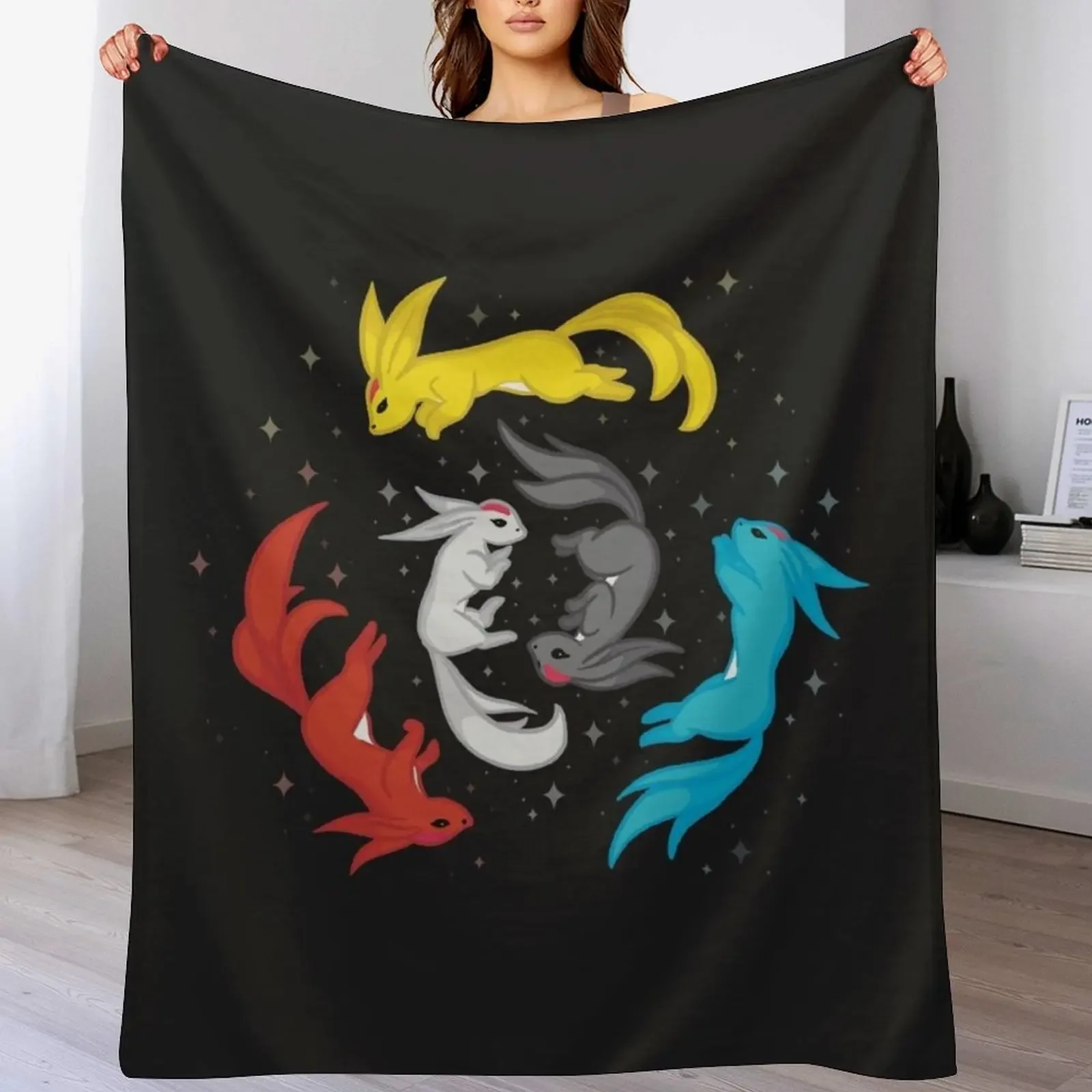 

Carbuncles Throw Blanket Thermals For Travel Custom Camping Moving Blankets