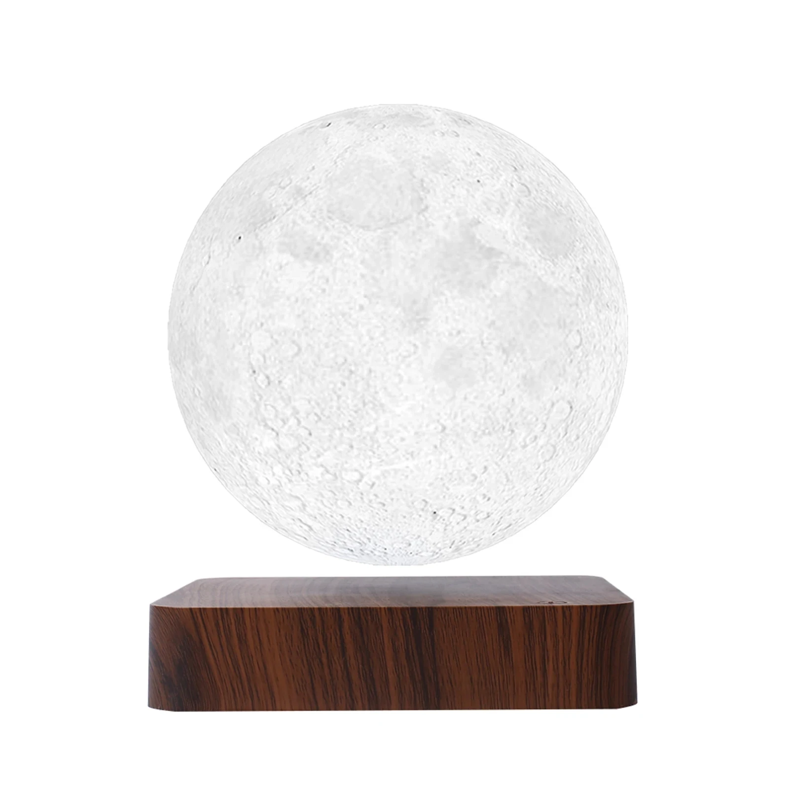 

New Indoor Desk Light Hot Sales Levitating Moon Lamp Creative Magnetic LED Night Light For Birthday Gift Business Gif Table Lamp