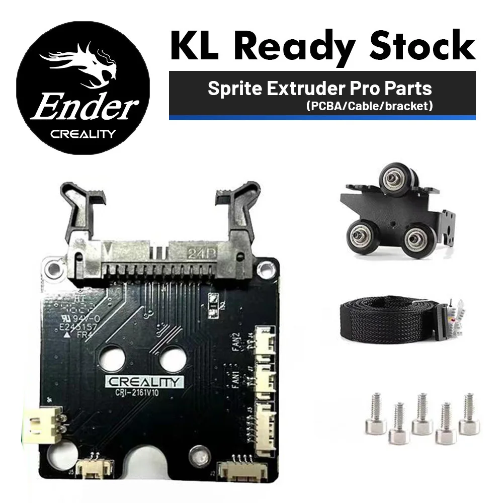 CREALITY Sprite-Kit de piezas de extrusor Pro, soporte de cable, placa PCBA para impresora 3D Ender-3/Ender-3 Pro/Ender-3 MAX/Ender-3 V2