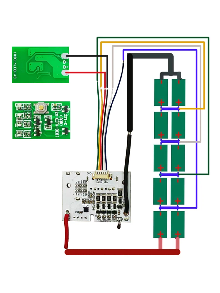BL1830B BMS BALANCE CHARGE PCBA For Makita 18V Li-ion Battery Protection Circuit Board L1815 BL1860 BL1890 Lithium Machine Tools