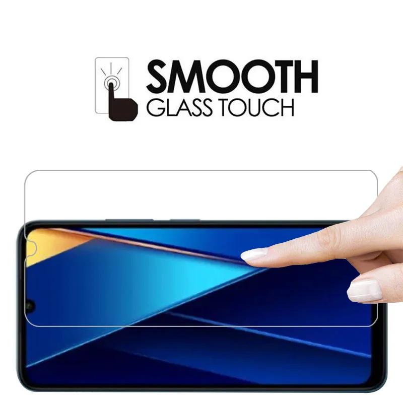 حافظة هاتف لهاتف شاومي بوكو c65 من الزجاج المقسى على pococ65 c 65 65c 4g 5g غطاء خلفي 360 xiomi xaomi poc pco c65 حقيبة cas