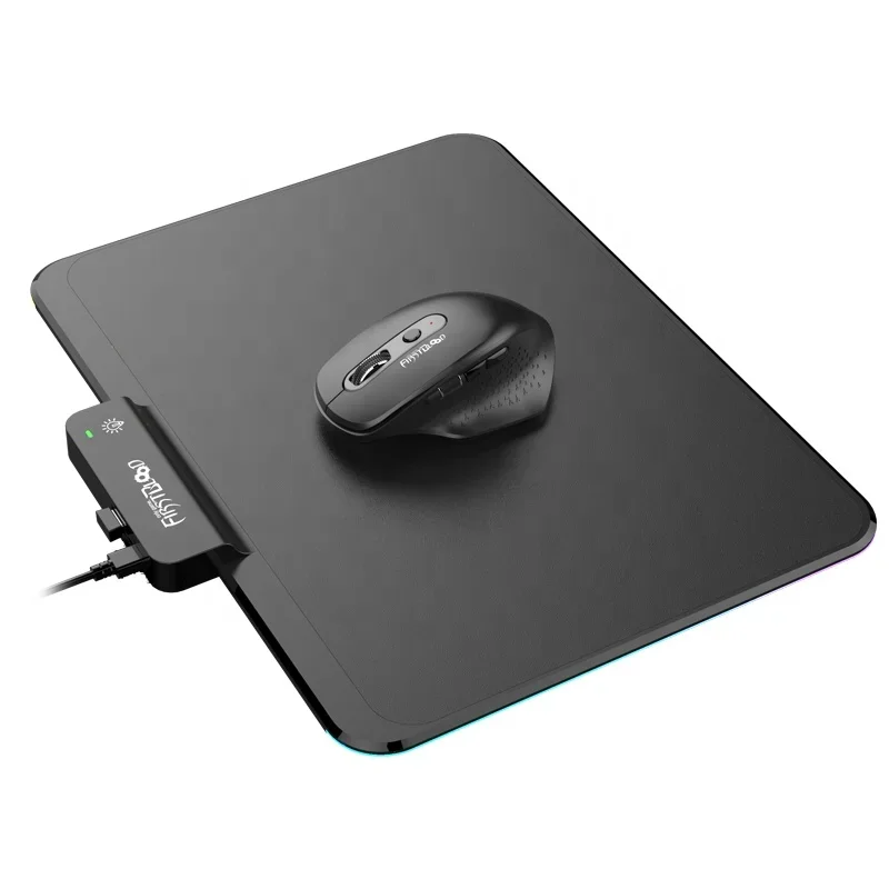 Ajazz Hot Sale F18 Wireless Charging Game Mouse Set 16000DPI Customized Game Mouse with Mouse Pad