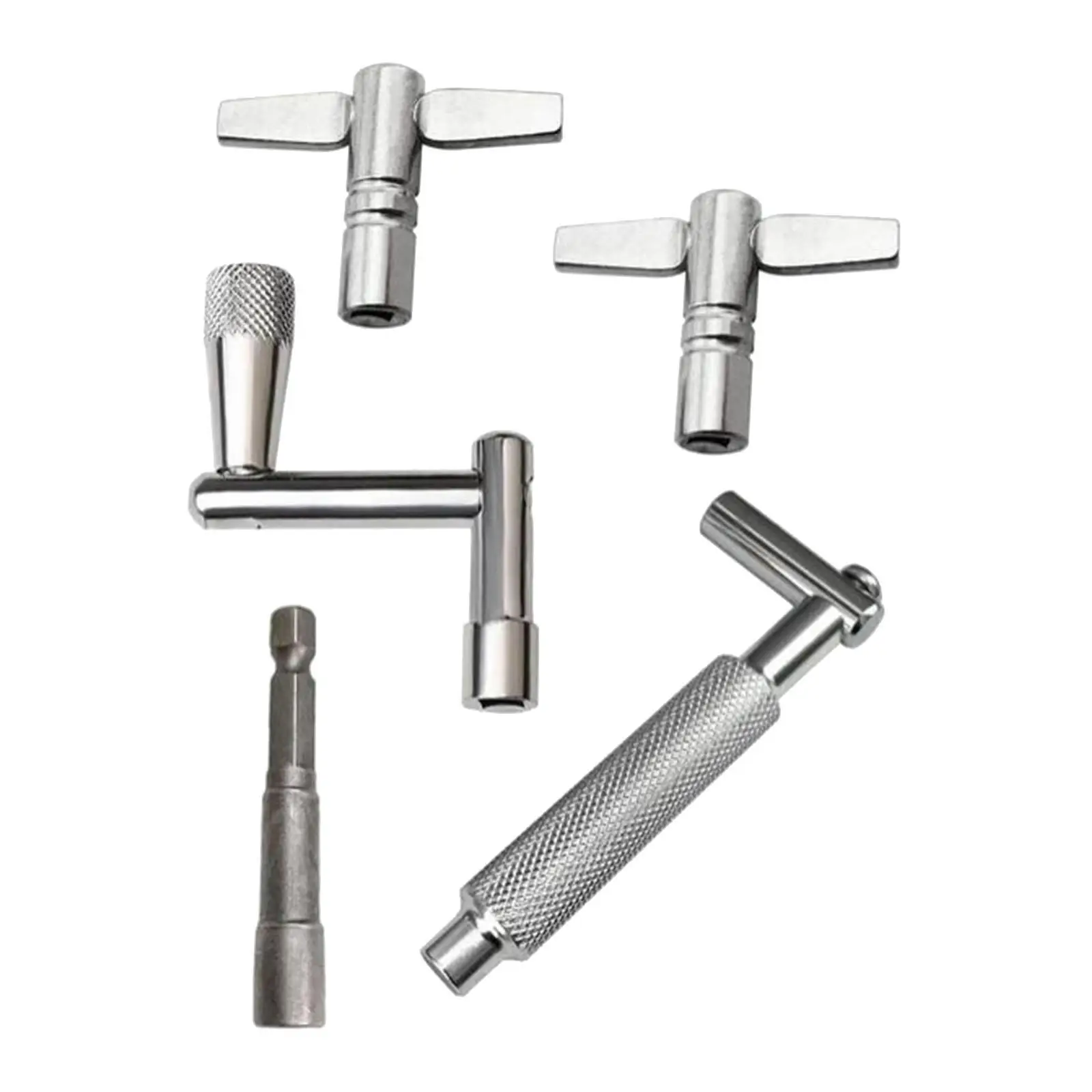 5x Metal Drum Keys Hardware Tool Z Style Drum Tuning Parts for Snare Drum Bass Drum Drummers Percussion Instruments Accessories