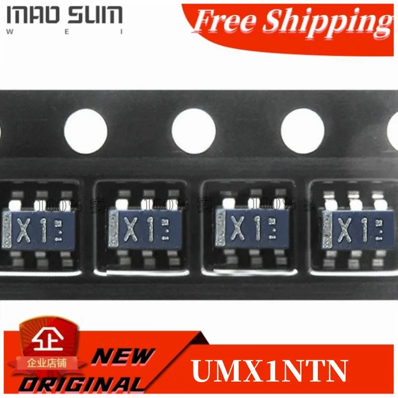 Free Shipping 200PCS~1000PCS/LOT UMX1NTN UMX1N X1 SOT-363 	BJTs - Bipolar Transistors