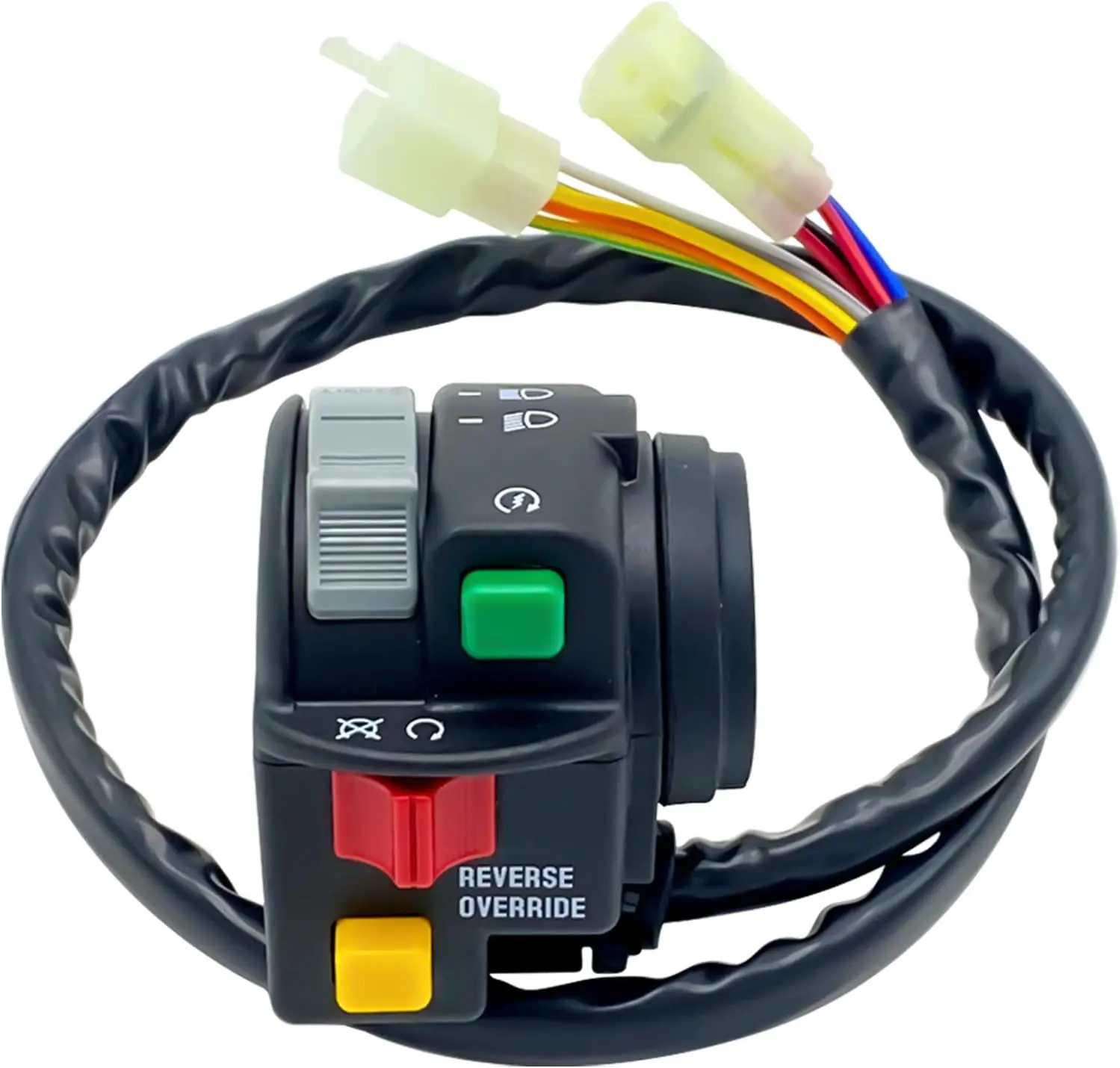 Control del manillar izquierdo, interruptor de faro de arranque y parada para Arctic Cat ATV 400 500 TRV 450 1000 Thunder Cat 2008-2010 0509-014