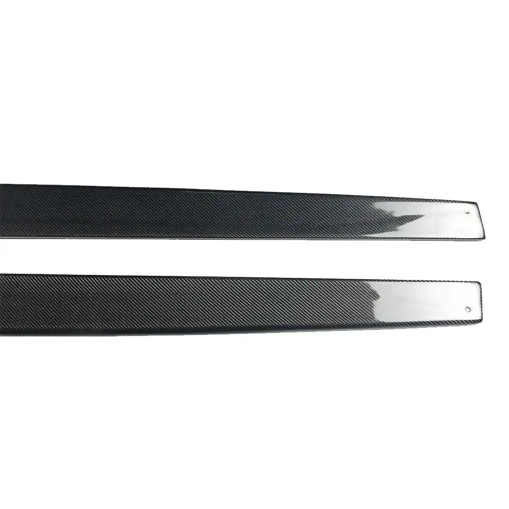 Two Side Carbon Fiber Side Bumper Extension Skirt Splitter for BMW F80 M3 F82 F83 M4 F32 F33 F36 420 428 435 440 2014-2020