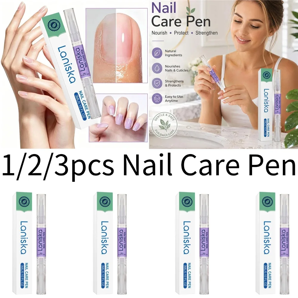 1/2/3PCS Nail Fungal Care Pen For Fingernails Toenails Yellowing Thickening Brittle Broken Nails Infection Nail Repair Pen 2026