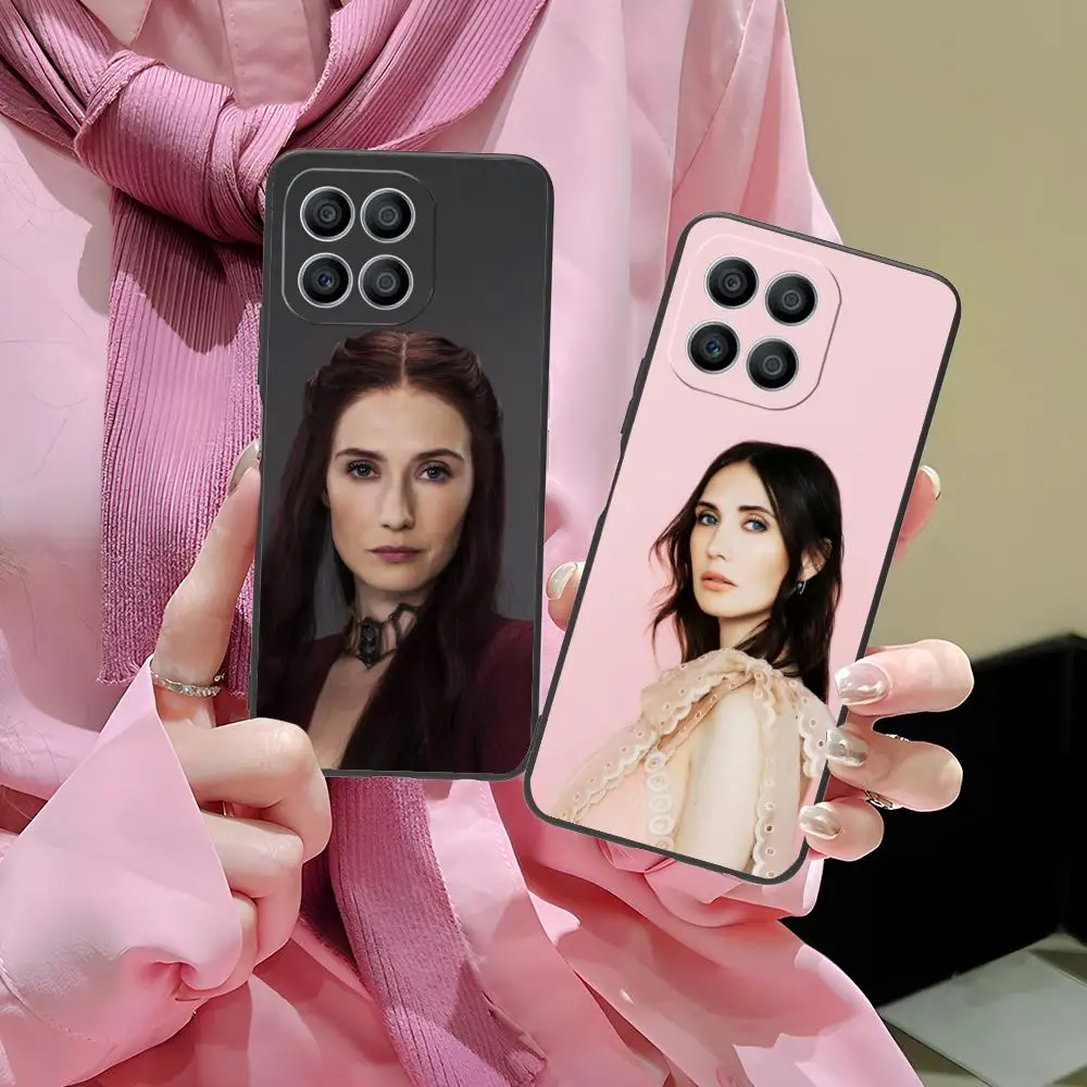 

Carice van Houten Matte TPU Mobile Phone Case for Honor 90 80 70 60 50 30 20 10 9 8 7 Pro S SE Lite 5G Colorful Printing Cover