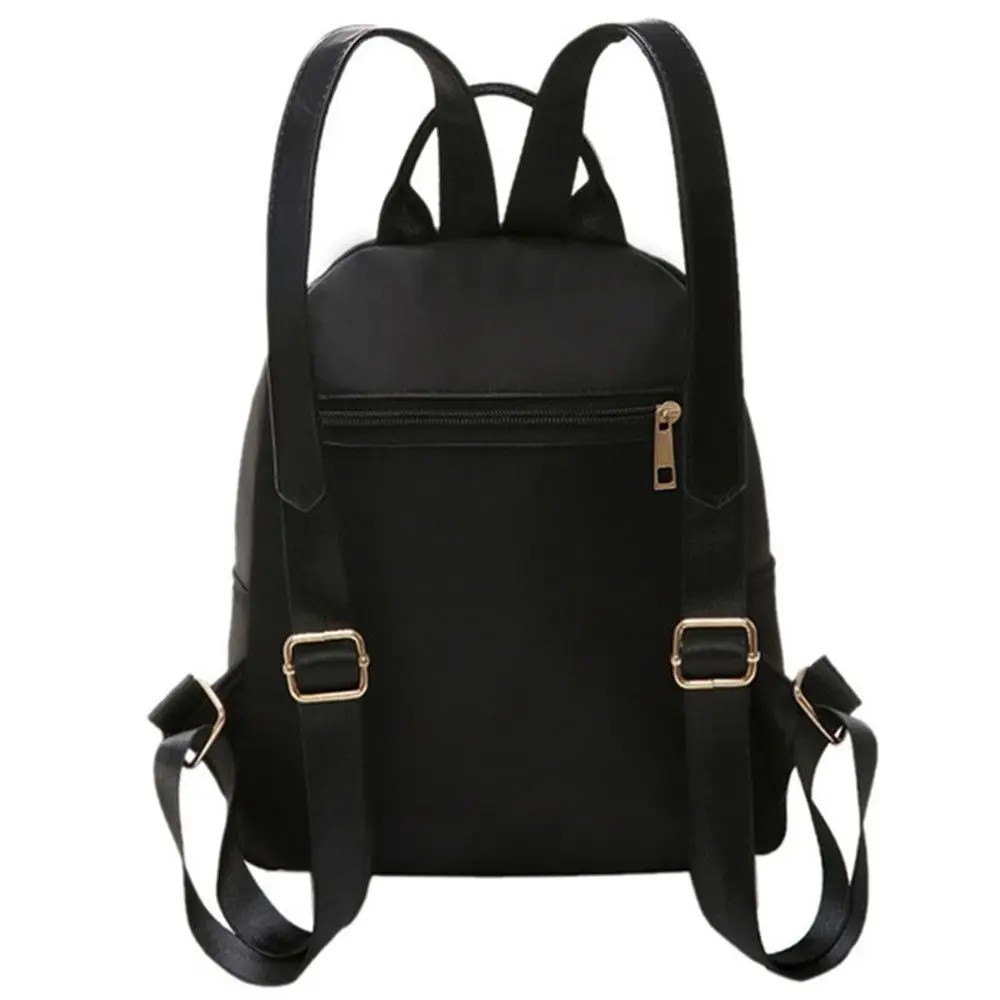 Simple Style Casual Oxford Travel Women Multi-Function Backpack Cute Mini Female Shoulder Bag Girl Purse for College Students