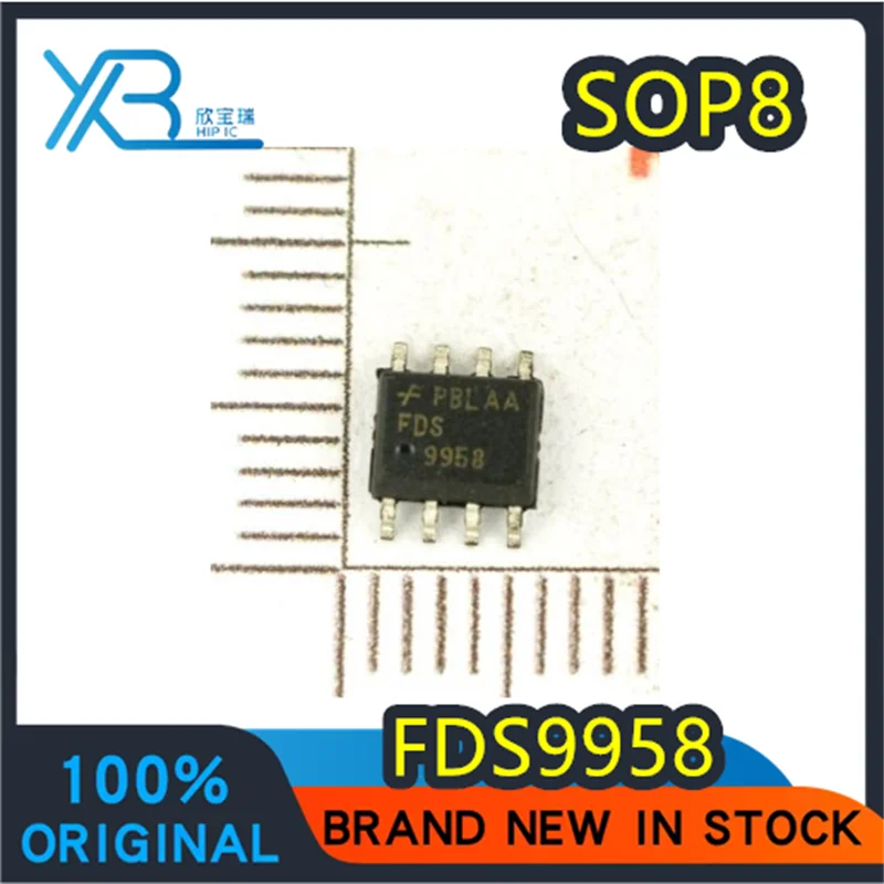 

(10/50 pieces) FDS9958 SOP8 brand new original automotive computer board field effect power supply IC chip spot delivery fast