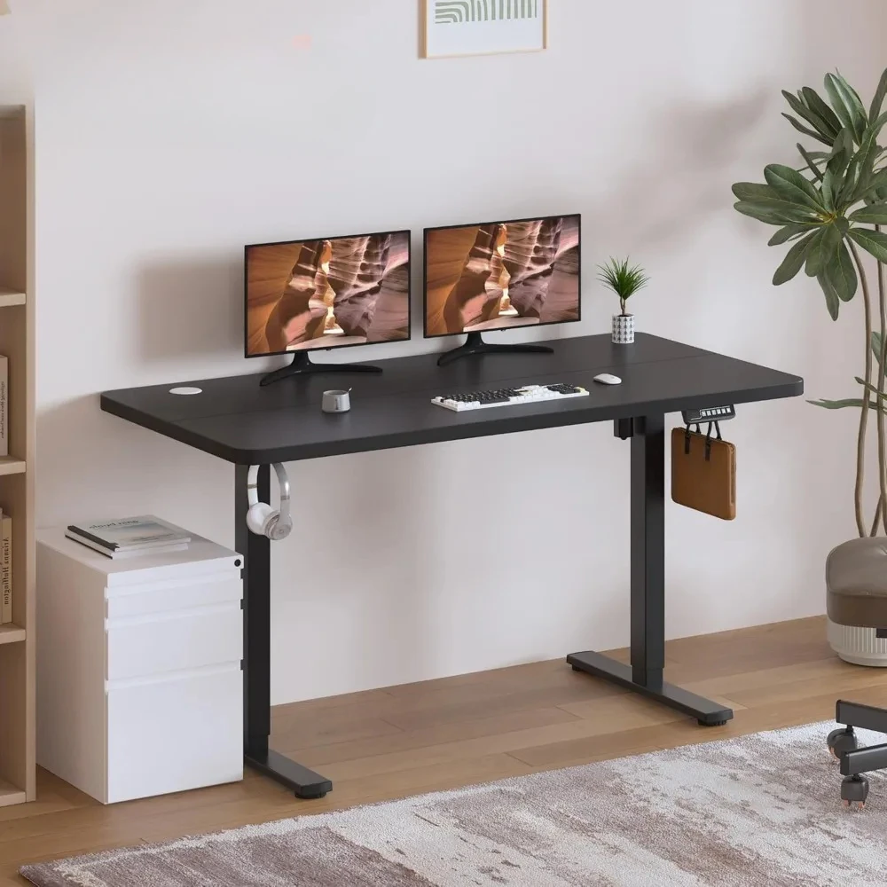 

Adjustable Stand Up Desk, Large 71x31 Inches Height Adjustable Standing Desk with Cable Management, Home Office Computer Desk